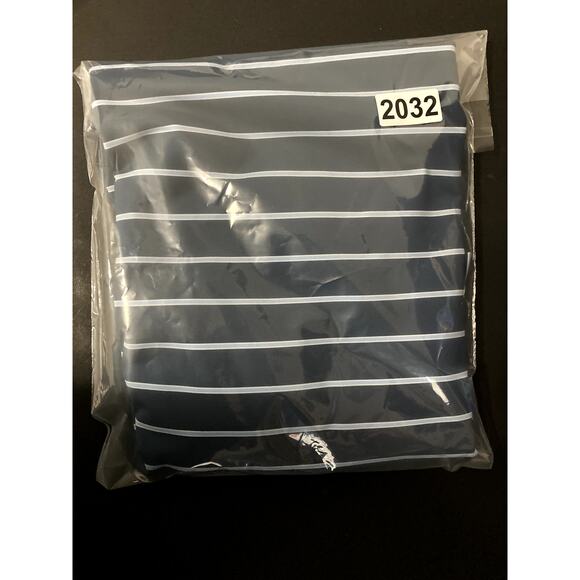 Peter Millar Summer Comfort Polo Men L Blue Striped Golf Tournament Barbasol - Picture 13 of 13